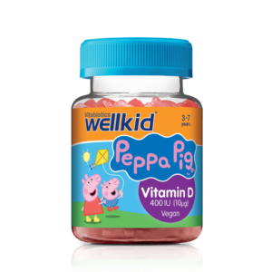 WELLKID PEPPA PIG VITAMIN D 400IU 3-7 YEARS