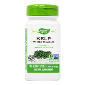 NATURE?S WAY KELP, 100 VEGAN CAPSULES