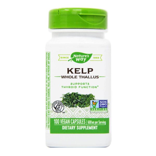 NATURE?S WAY KELP, 100 VEGAN CAPSULES