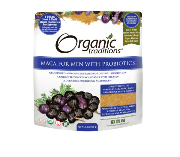 ORGANIC TRADITIONS MACA FOR MEN WITH PROBIOTICS