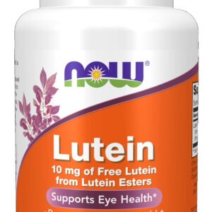 NOW LUTEIN 10MG, 60 VEG CAPSULES