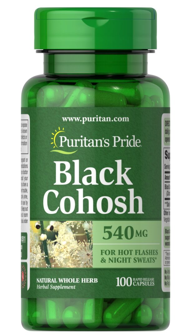 PURITAN?S PRIDE BLACK COHOSH 540MG, 100 CAPSULES