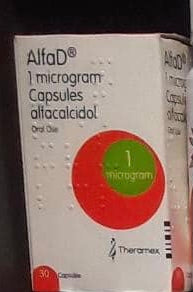 ALFACALCIDOL 1 MICROGRAM, 30 CAPSULES
