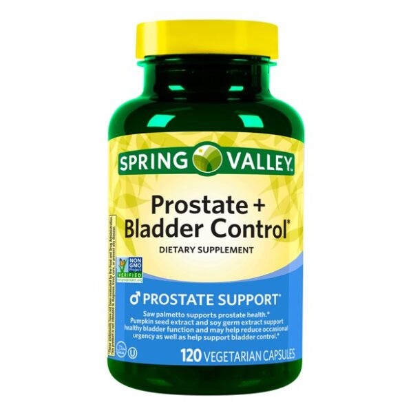 SPRING VALLEY PROSTATE + BLADDER CONTROL, 120 CAPSULES