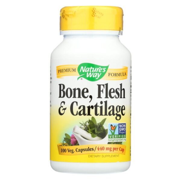 NATURE?S WAY BONE, FLESH & CARTILAGE, 100 VEG. CAPSULES