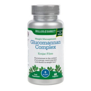 HOLLAND & BARRETT GLUCOMANNAN COMPLEX, 60 CAPSULES