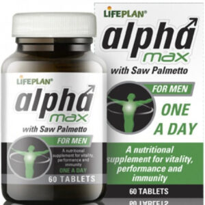 LIFEPLAN ALPHA MAX WITH SAW PALMETTO, 60 TABLETS