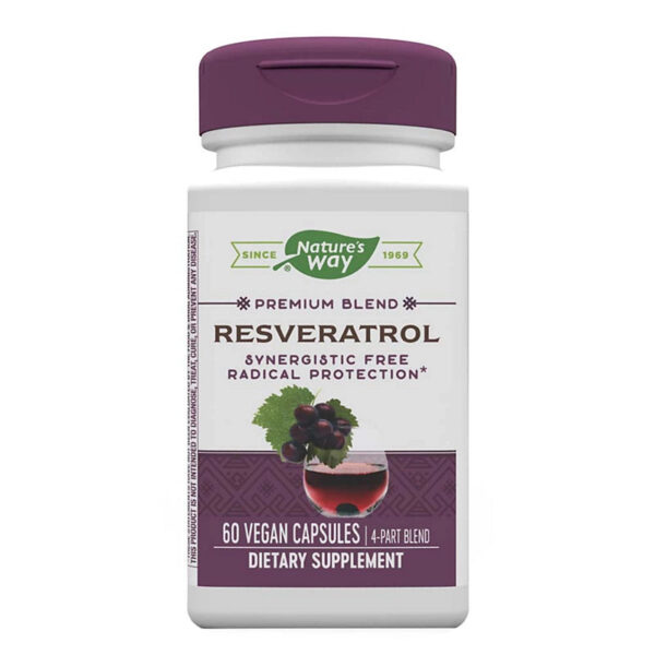 NATURE?S WAY RESVERATROL, 60 CAPSULES