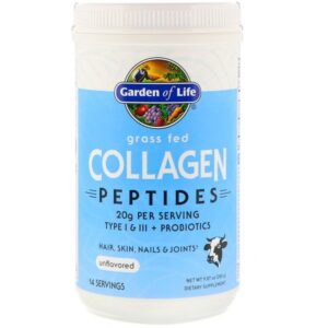 GARDEN OF LIFE GRASS FED COLLAGEN PEPTIDES, 14 SERVINGS