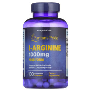 PURITAN?S PRIDE L?ARGININE 1000MG, 100 CAPSULES