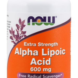 NOW ALPHA LIPOIC ACID 600MG, 60 VEG CAPSULES