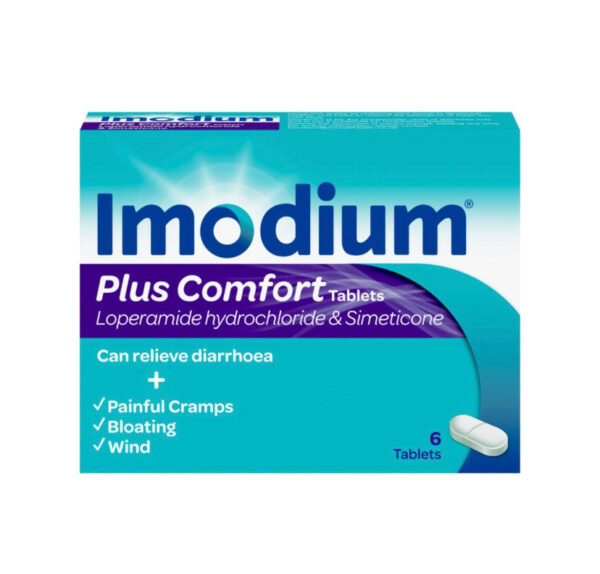 IMODIUM PLUS COMFORTS MULTI-SYMPTOM RELIEF