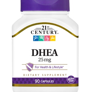 21ST CENTURY DHEA 25MG, 90 CAPSULES