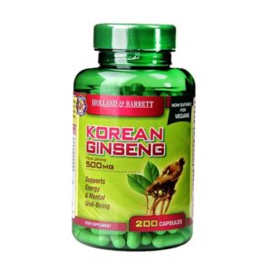 HOLLAND & BARRETT KOREAN GINSENG, 200 CAPSULES