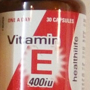 HEALTHILIFE VITAMIN E 400iu