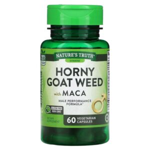 NATURE?S TRUTH HORNY GOAT WEED WITH MACA, 60 CAPSULES
