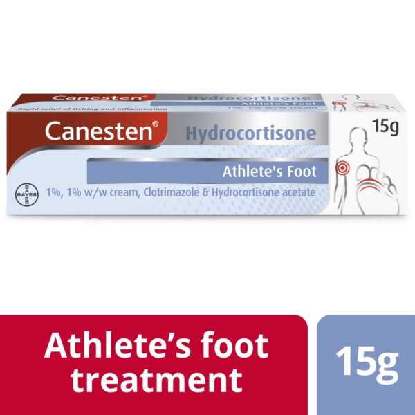 CANESTEN HYDROCORTISONE ATHLETE?S FOOT 15G