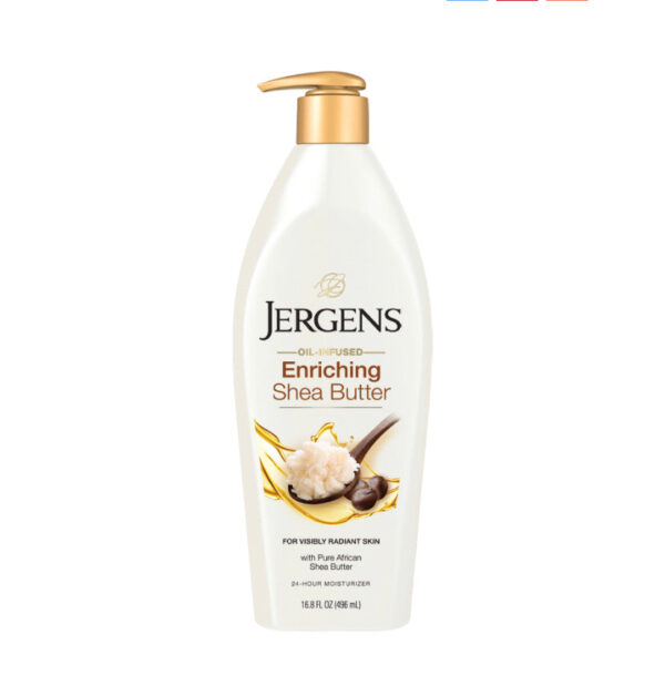 JERGENS OIL-INFUSED ENRICHING SHEA BUTTER MOISTURIZER 496ML