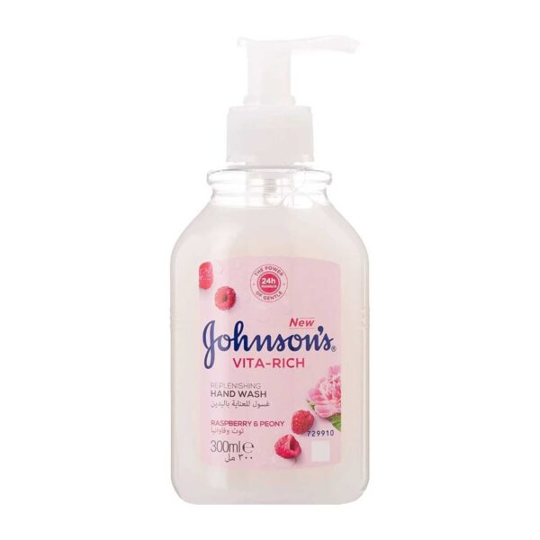 Johnson?s Vita Rich Replenishing Raspberry & Peony Hand Wash (Offer 16 %) ? 300ml