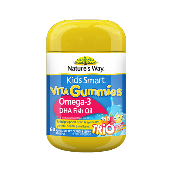 KIDS SMART VITA GUMMIES OMEGA-3 DHA FISH OIL 60S