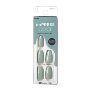 Kiss Impress Color 508 Going Green Nails ? 86741