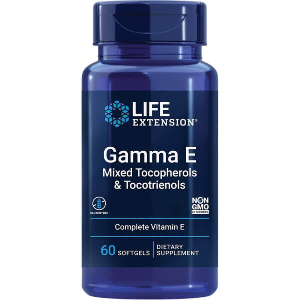 Life Extension Gamma E Mixed Tocopherols & Tocotrienols 60 Softgels
