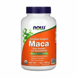 Now Maca Pure Powder 6:1 Concentrate Organic 198gm