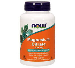 Now Magnesium Citrate 200mg Tablets 100?s