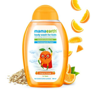 Mama Org Orange Body Wash For Kids - 300Ml
