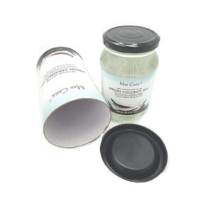 Max Care Virgin Coconut Oil Tin Glass Jar - 500Ml