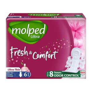 Molped Fresh & Comfort Ultra Thin Extra Long Pads ? 6 Pads