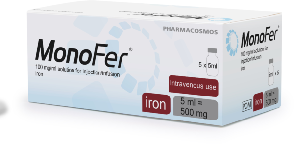 Monofer 100 Mg/Ml 5 Ml 5 Vials