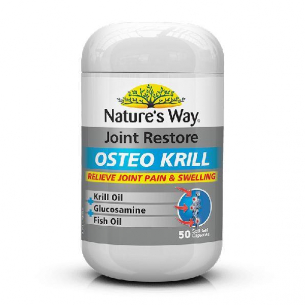 Nature's Way Joint Restore Osteo Krill Capsules, 50 Capsules