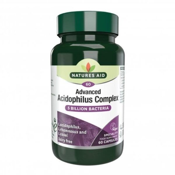 Natures Aid, Acidophilus Complex, 5 Billion, 60 Capsules