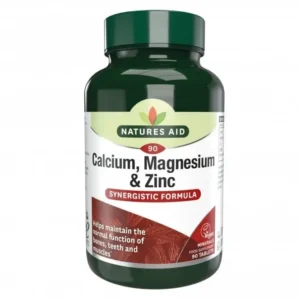 Natures Aid, Calcium, Magnesium And Zinc, 90 Tablets
