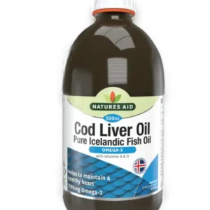 Natures Aid, Cod Liver Oil Liquid With A And D, 500ml