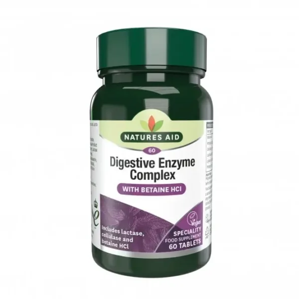 Natures Aid, Digestive Enzyme Complex, 60 Tablets