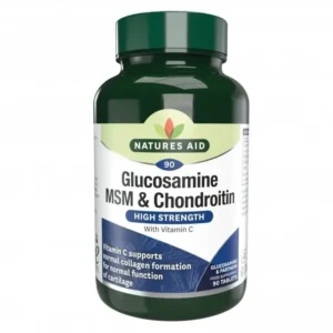 Natures Aid, Glucosamine, Msm And Chondroitin, 90 Tablets