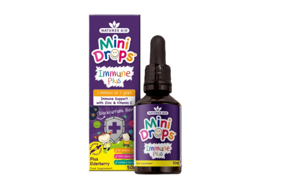 Natures Aid, Immune Plus With Elderberry, Zinc And C, 50ml