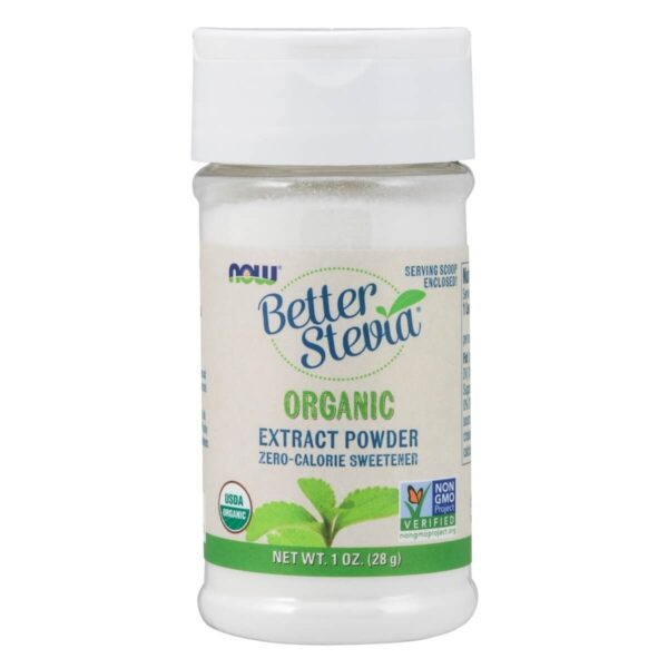 NOW Foods Better Stevia Organic Extract Powder 1oz (28g)