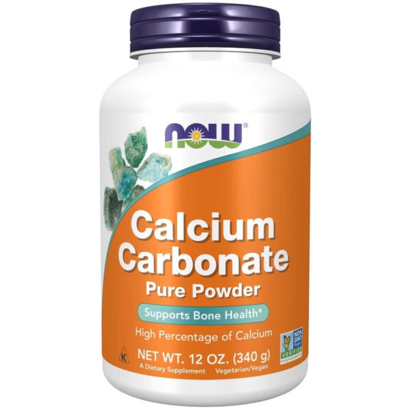 NOW Foods Calcium Carbonate Pure Powder 12oz (340G)