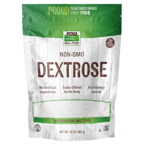 NOW Foods Dextrose (Pure and Natural Sweetener) 32oz (907G)