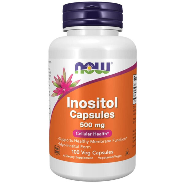 NOW Foods Inositol 500mg 100 Veg Capsules