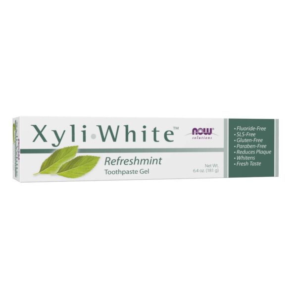 NOW Foods Xyliwhite Toothpaste Gel Refreshmint 6.4oz (181g)