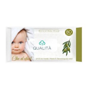 Qualita Nature Baby olive oil Extract Wipes ? 80 Wipes