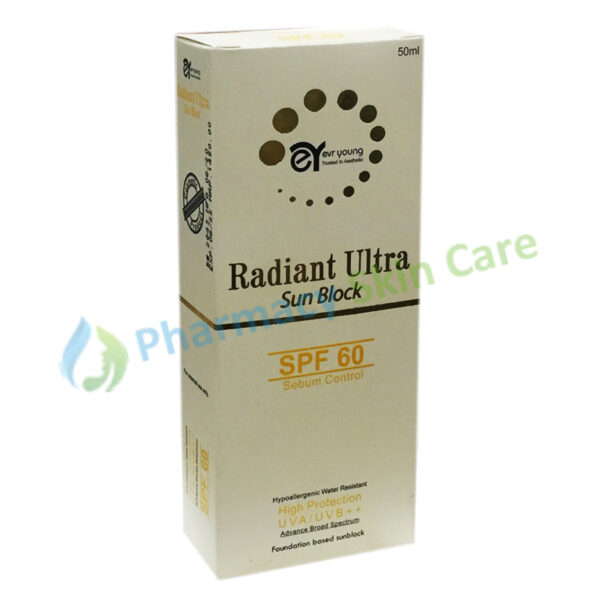 Radiant Ultra Sun Block SPF 60 40ml