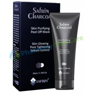 Safrin Charcoal Mask Skin Purifying Peel Off Black Mask 50ml