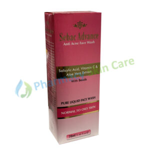 Sebac Advance Anti Acne Face wash 70ml