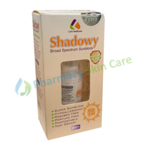 Shadowy SPF 60 PA++ Broad Spectrum Sunblock 30gm