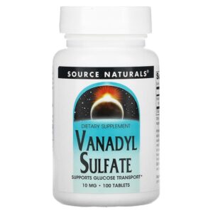 Source Naturals Vanadyl Sulfate 10mg 100 Tablets